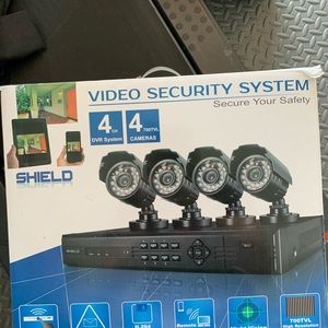new camera security system wired with dvr box